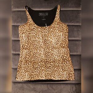 NWT Kardashian Kollection Leopard Print Tank Size XS